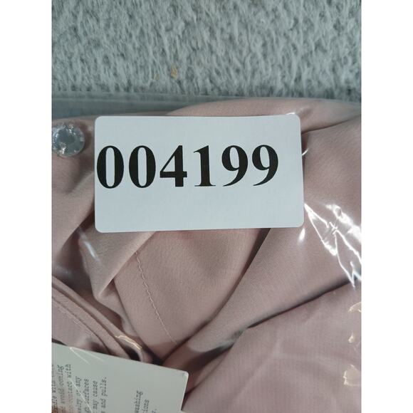 A New Day Dress Womens XXL 2XL Pink Maxi Slip Spaghetti Strap Jewel V Neck NWT - Picture 10 of 10